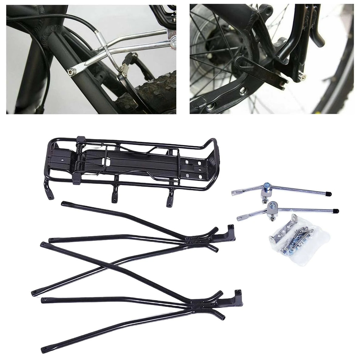 Aluminum Bike Rear Carrier Rack with Disc Brake I4670