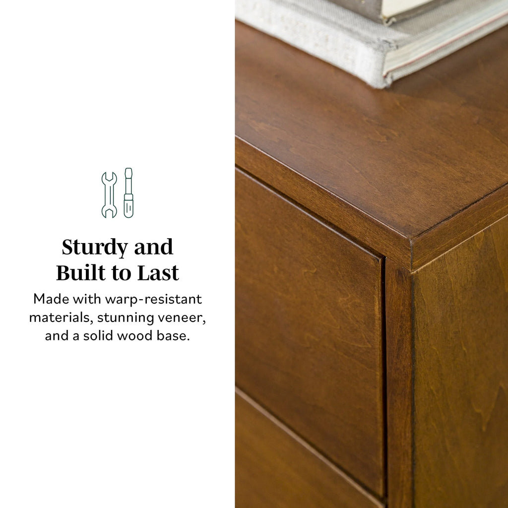 Mid Century 3-Drawer and 2-Door Sideboard S378