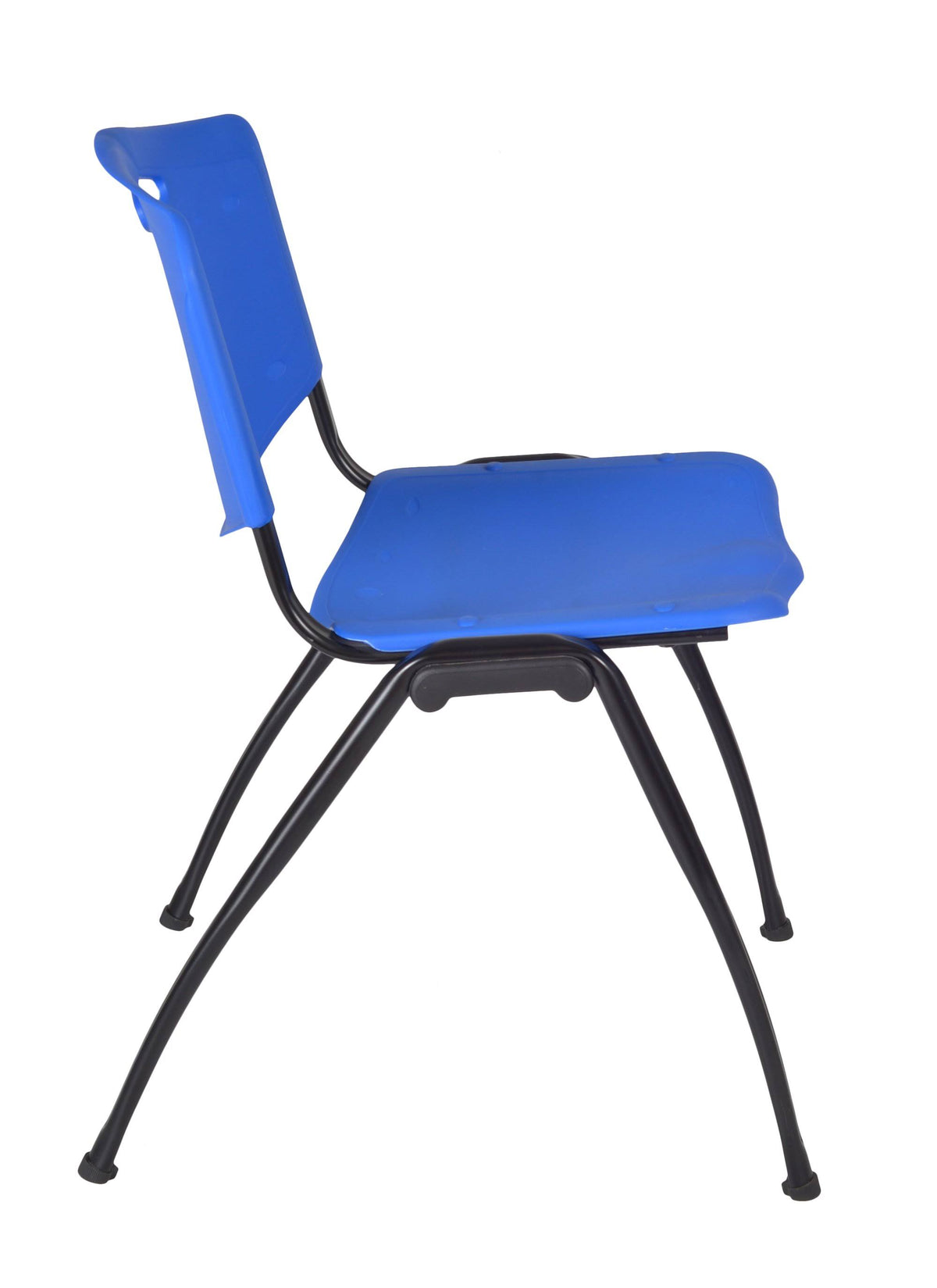 48x22 Round Breakroom Table with 4 Stack Chairs F26058