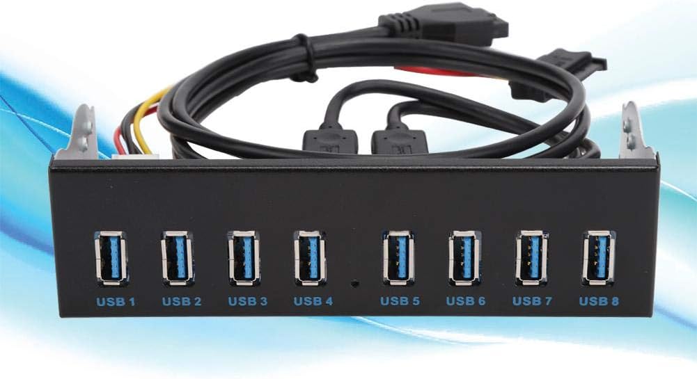 USB3.0 8 Port Hub Optical Drive Front Panel Adapter W17182