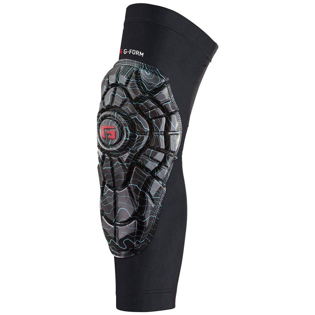 Black Teal Knee-Shin Guards O182