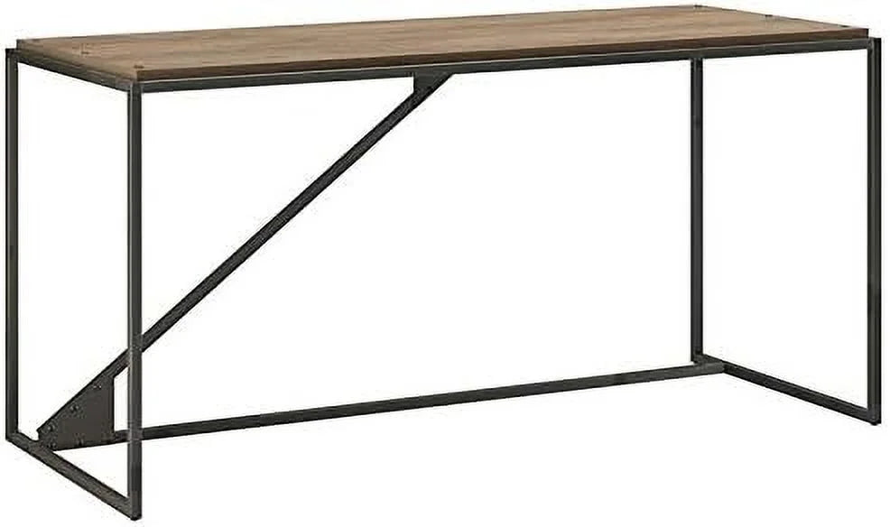 62" Industrial Wood Writing Desk H766