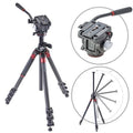 Carbon Fiber Tripod with Fluid Video Head E25785