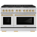 48 6.7 cu. ft. Double Oven Gas Range Stainless Steel H2717