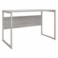 48W X 24D Computer Table Desk with Metal Legs in Platinum Gray S316