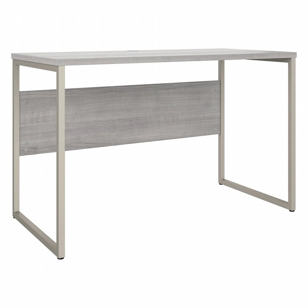 48W X 24D Computer Table Desk with Metal Legs in Platinum Gray S316