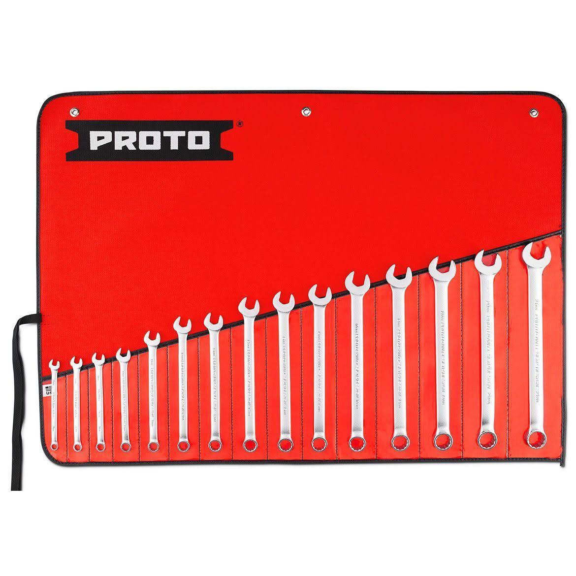 15 pc Metric Combination Wrench Set Y485