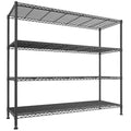 45.3''W 4 Tier Metal Wire Shelving Unit R764161