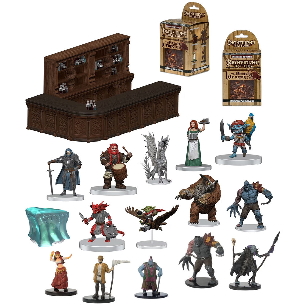 Rusty Dragon Inn Box Set - 52 Piece Miniatures RPG Box Set N2694