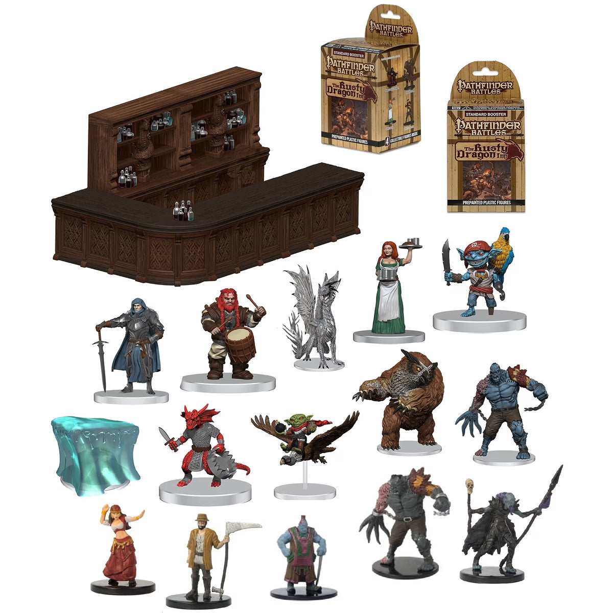Rusty Dragon Inn Box Set - 52 Piece Miniatures RPG Box Set N2694