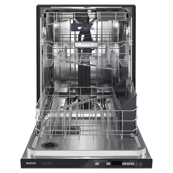 Black Built-in Dishwasher with Dual Power Filtration S596