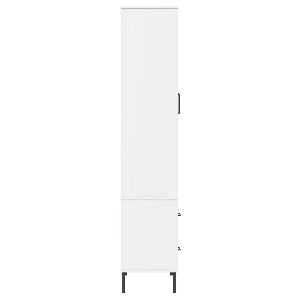Pine Wood Bookcase with 2 Doors Cabinet and 2 Storage Drawers S864