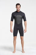 Mens 2mm Shorty Wetsuit Full Body Front Zip Diving Suit F755