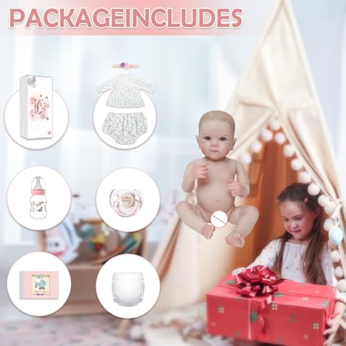 18 Inch Lifelike Newborn Baby Dolls W947