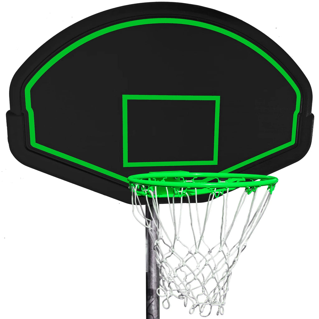 14FT Trampoline with Basketball Hoop and Safety Enclosure Net Z455127