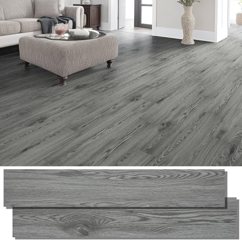 Peel and Stick Floor Tile, 36-Pack Self Adhesive Vinyl Plank Flooring Waterproof Tile Sticker X913262