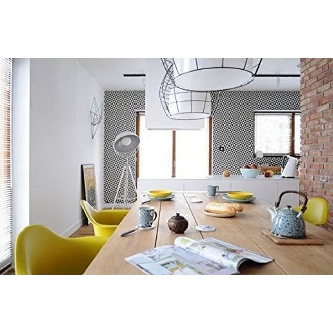 Clear Plastic Armchair with Black Wire Legs T748