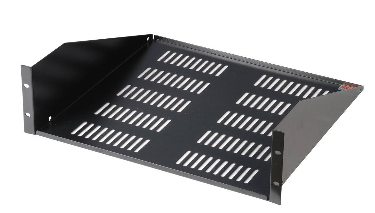 Vented Utility Shelf Rack with Vent Holes, White W8841