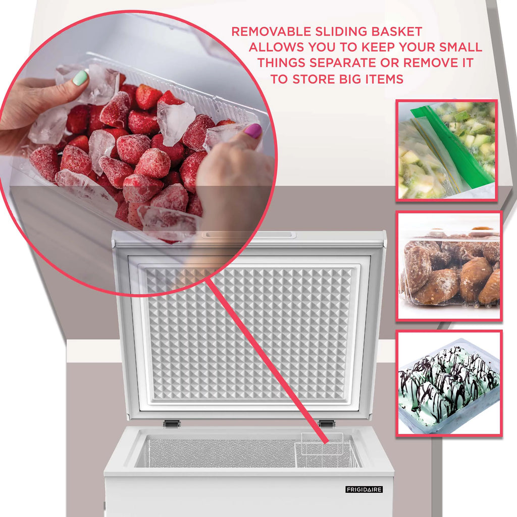 7.0 Cu. ft. White Chest Freezer V108