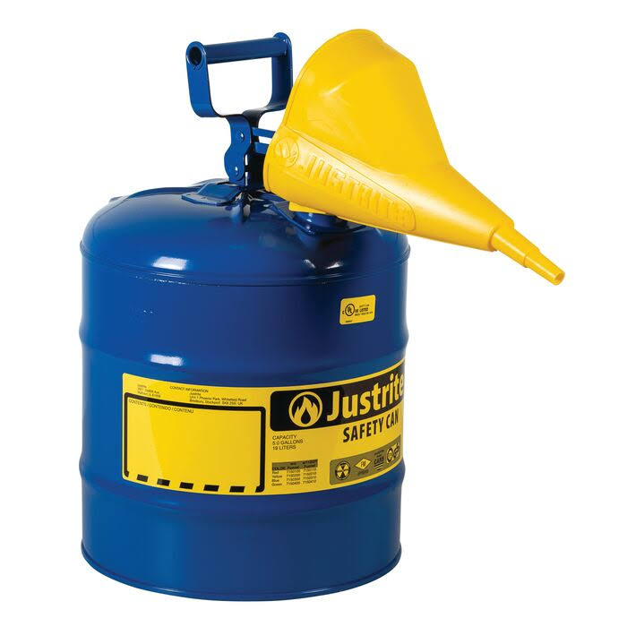 Red Type I Safety Can with Funnel - 5 Gallon O1375