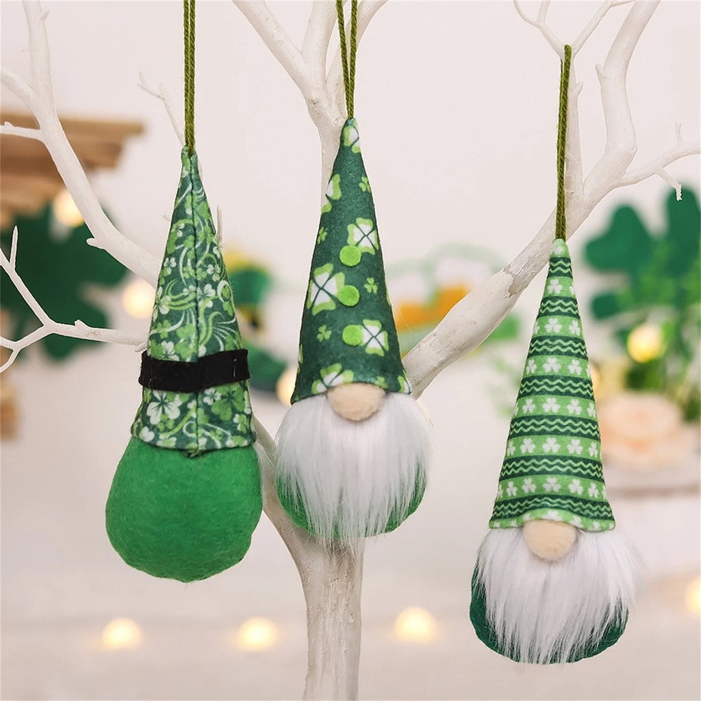 Handmade Gnome Doll Ornaments Set H4452