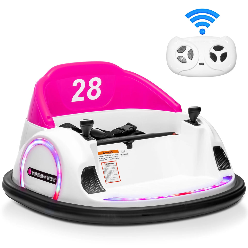 12V Bumper Car for Kids with Remote Control D9353