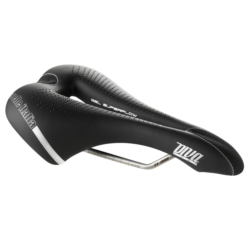Black Gel Superflow Saddle K939