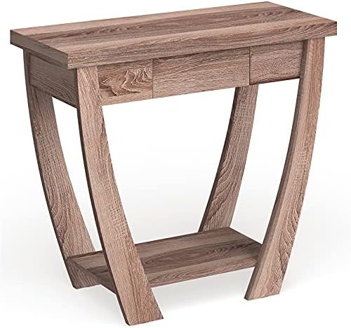 Cappuccino Wood Console Table Y718059
