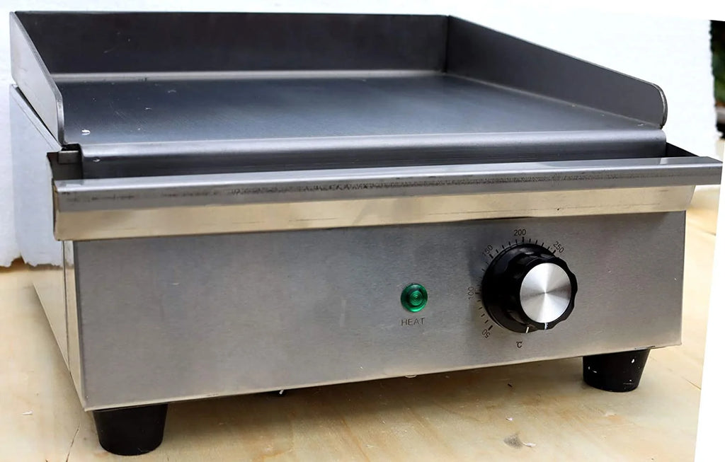 Electric Countertop Griddle Commercial Flat Grill Stainless Steel 110V G820977