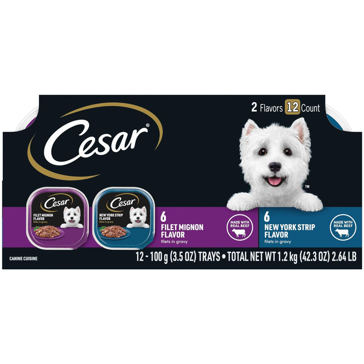 Filets in Gravy Wet Dog Food Variety Pack Y134499