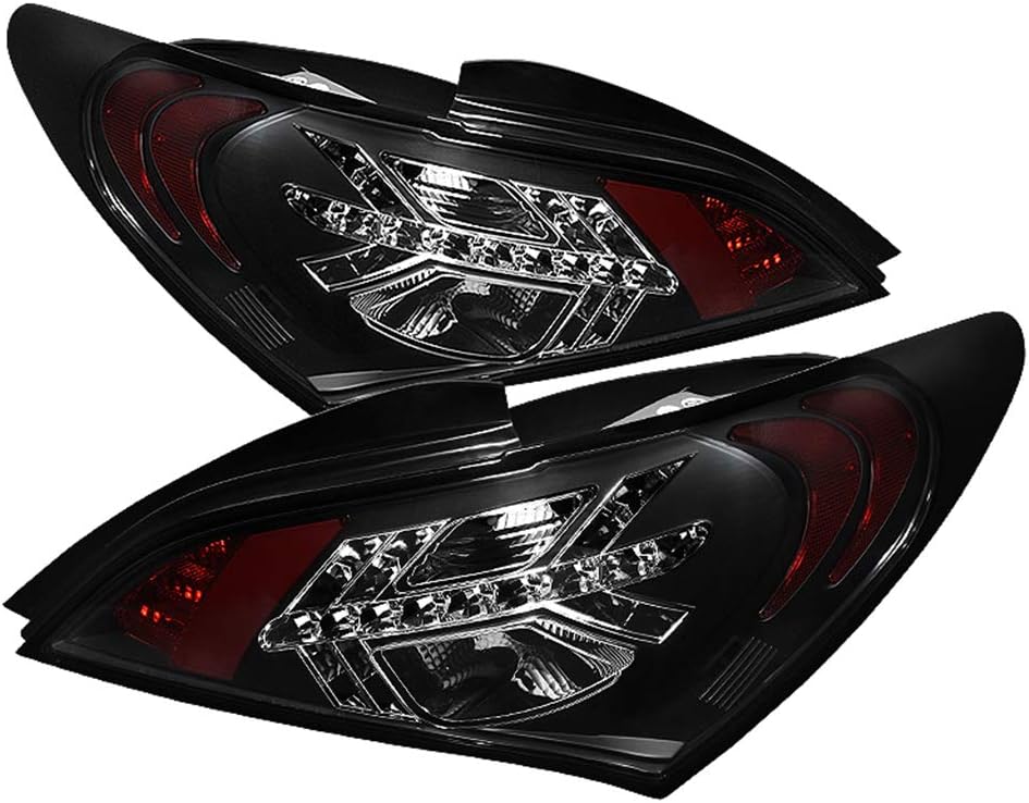 Black LED Tail Lights for 2010-2012 Genesis Coupe 2Dr K87017