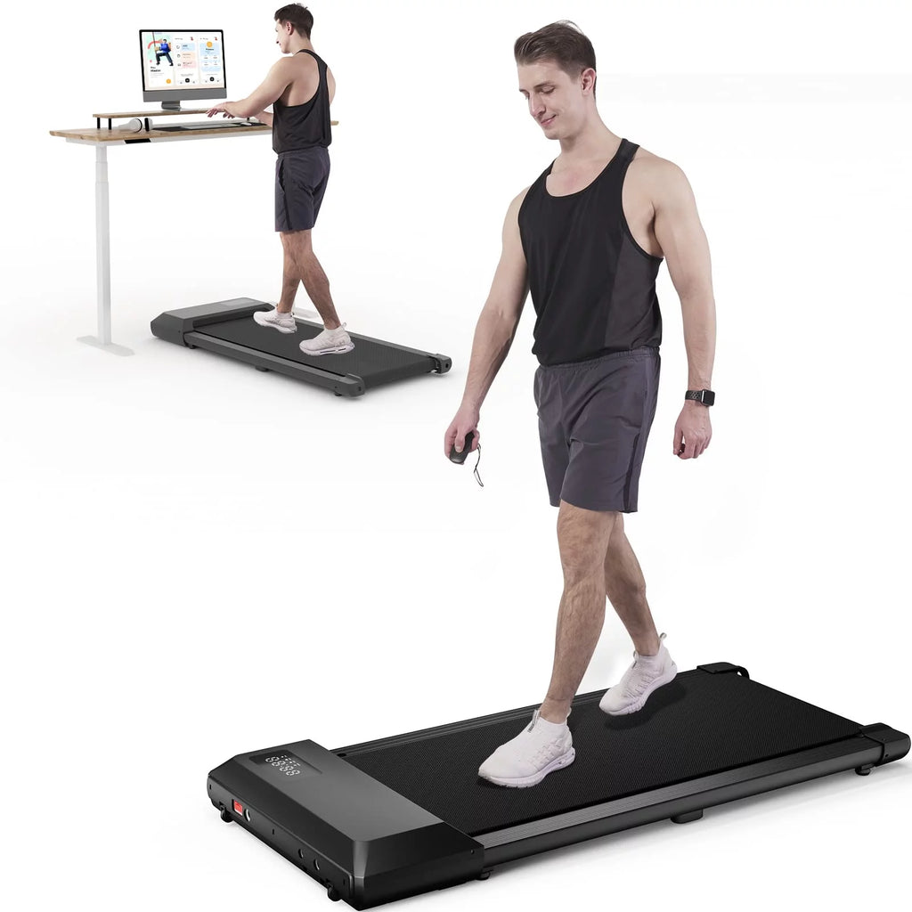 2.5Hp Walking Pad Under Desk Treadmill with Remote Control and LED Display M2463