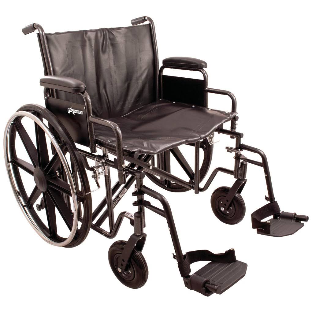 24 x 18 in. Extra Heavy Duty Swing Away Wheelchair I584