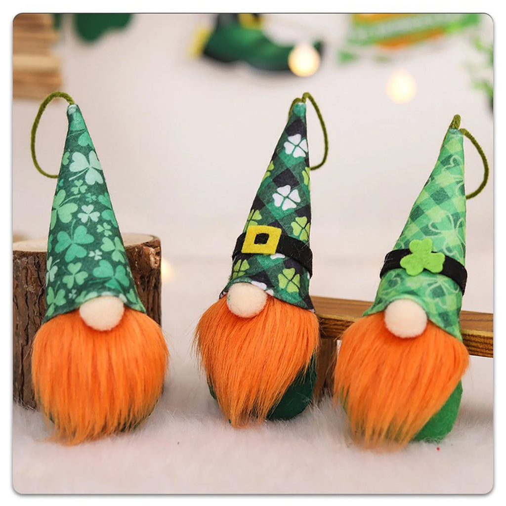 Handmade Gnome Doll Ornaments Set H4452