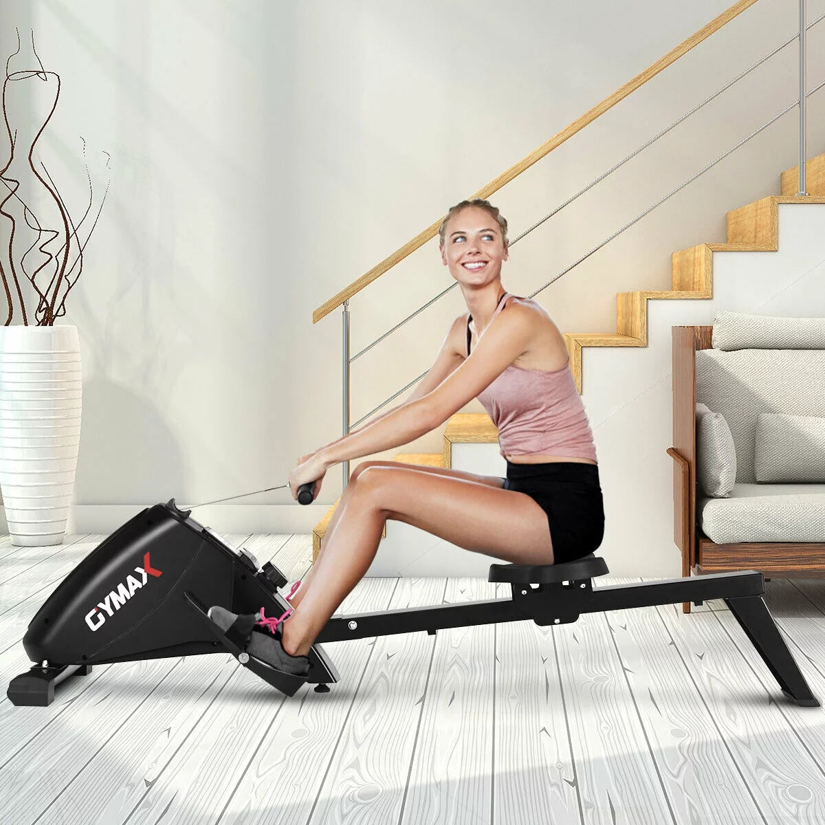 Foldable Magnetic Rowing Machine K670