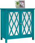 Caribbean Blue Accent Storage Cabinet W151108
