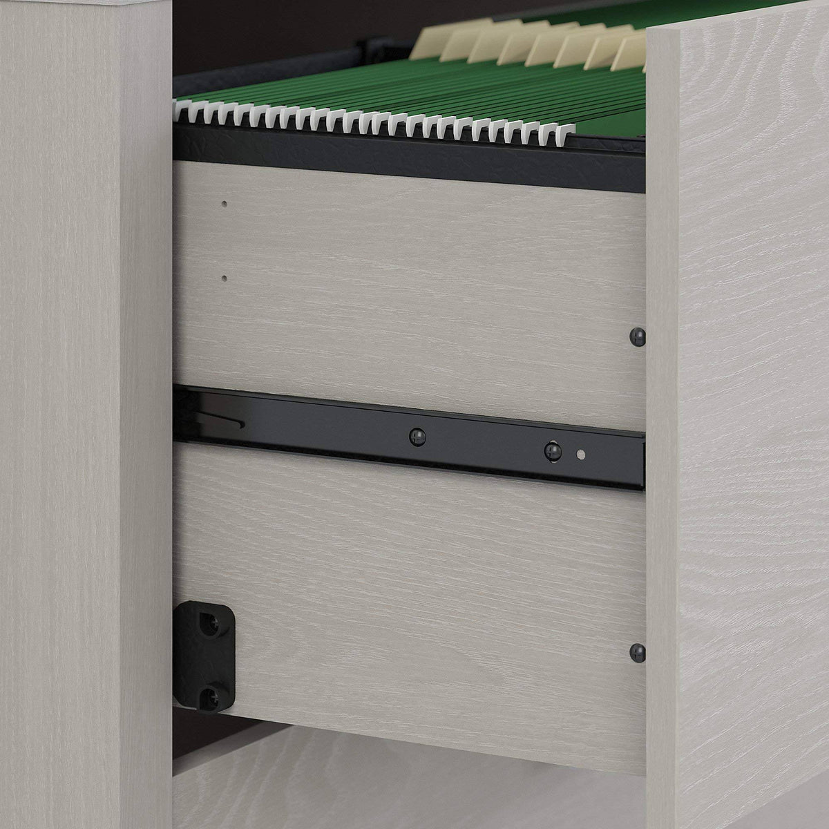 3 Drawer Mobile File Cabinet, Gray Sand C143