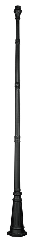 Black Cast Aluminum Outdoor Post G587