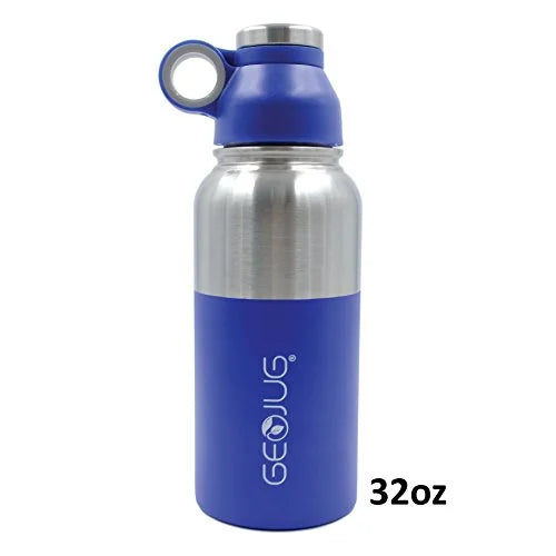 Black 32 oz Stainless Steel Vacuum Insulated Water Bottle B1756