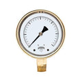 4x22 Brass Case Pressure Gauges S52542