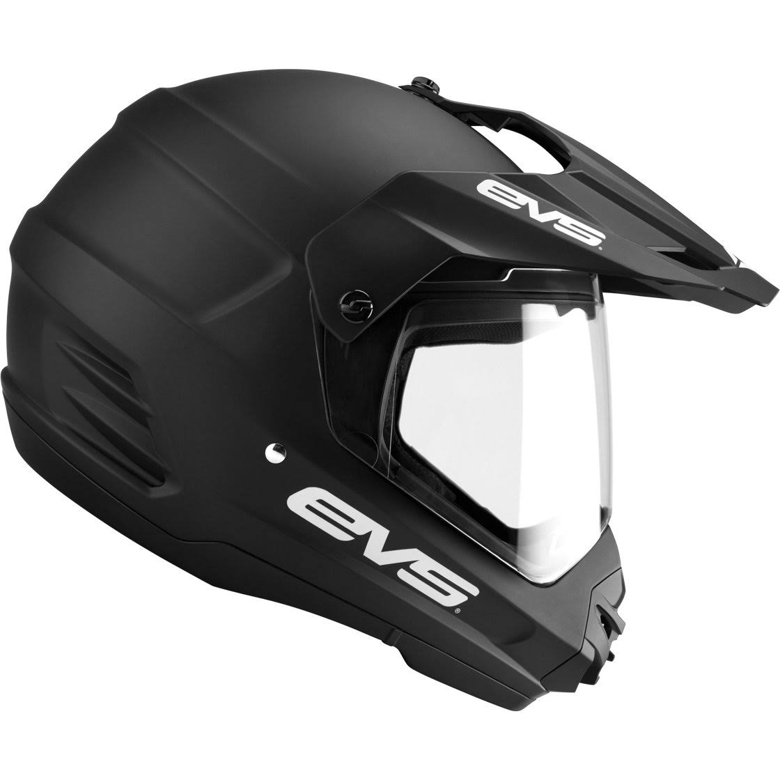 Matte Black Dual Sport Helmet T9822