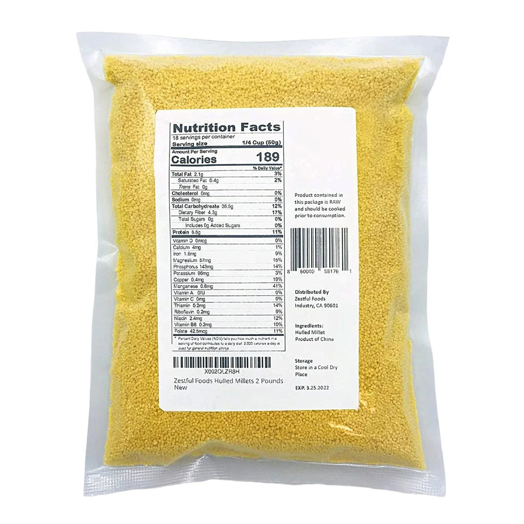 Hulled Millet Grain 2 Pounds B710014
