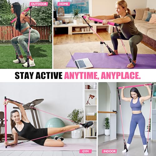 Pilates Bar Kit with Resistance Bands Y9780
