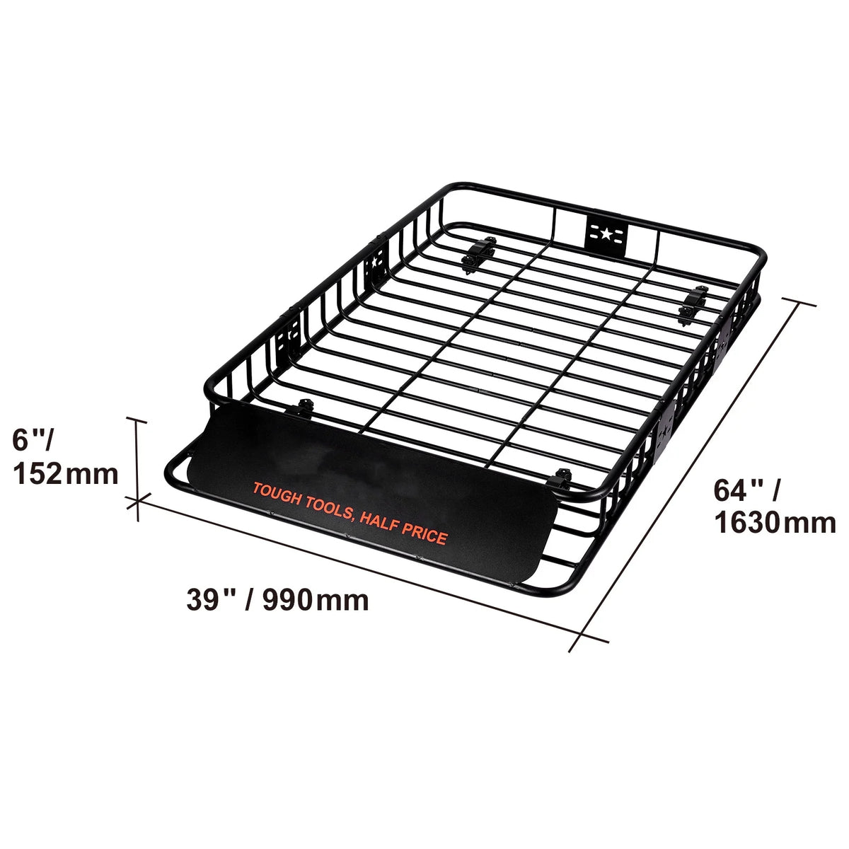 Roof Rack Cargo Basket 200 lbs 64"x39"x6" G7500