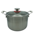24cm Hybrid Stock Pot with Glass Lid N572