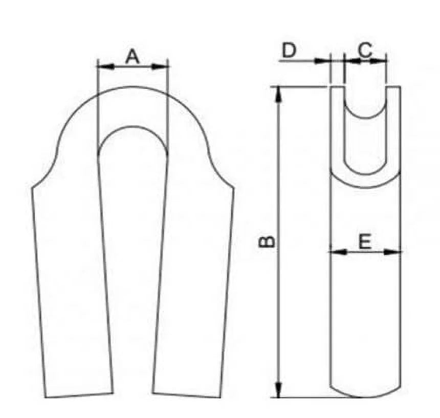 12mm 316 Stainless Steel Wire Rope Thimble, 50-Pack U743579