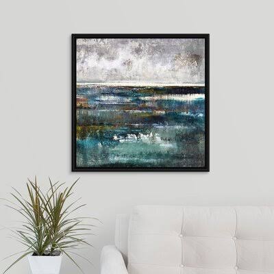 Black Floater Frame Canvas Painting N603