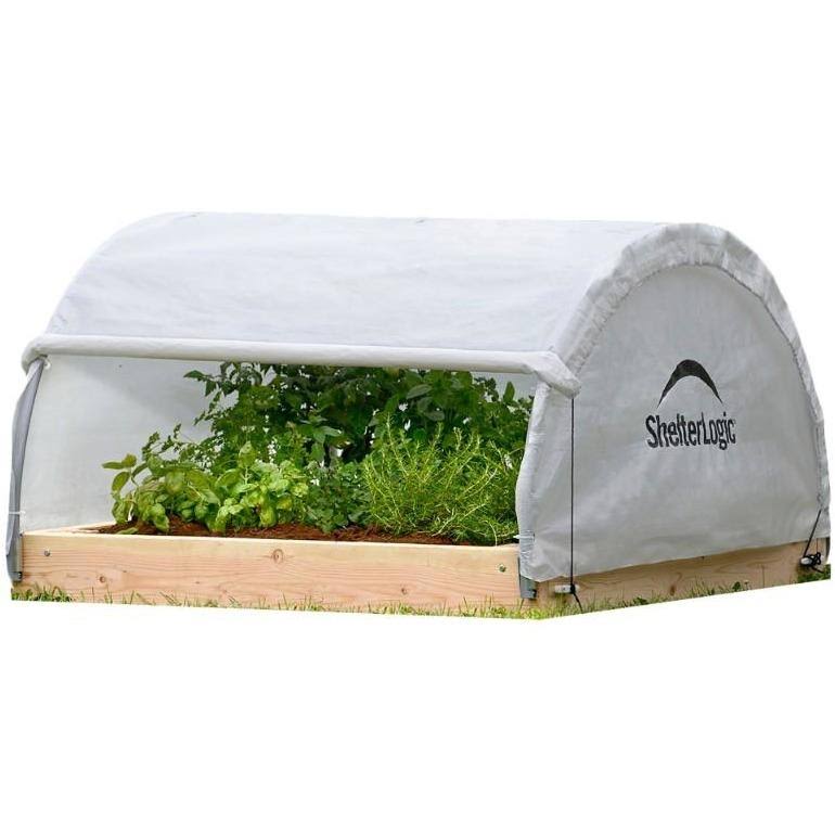 Round Raised Bed Greenhouse with Fully Closable Cover Z7798