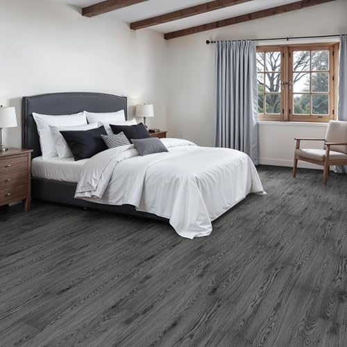 Peel and Stick Floor Tile, 36-Pack Self Adhesive Vinyl Plank Flooring Waterproof Tile Sticker X913262