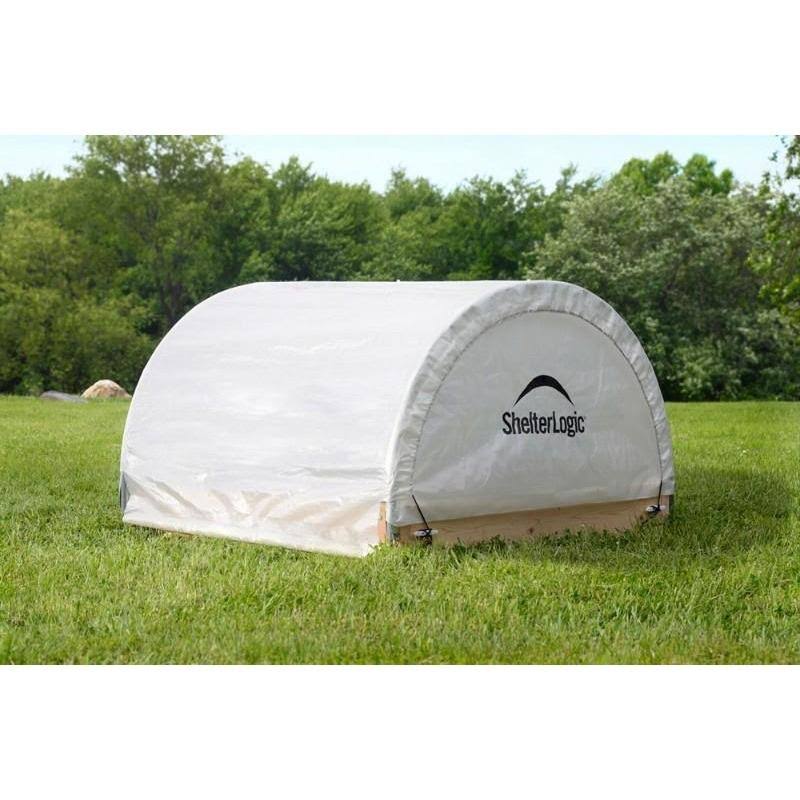 Round Raised Bed Greenhouse with Fully Closable Cover Z7798